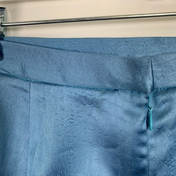 Vintage Alberto Makali Blue Reptilian 3-Piece Suit Set - Picture 10 of 16